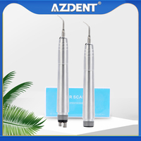 1PC Azdent Dental Ultrasonic Scaler Handpiece Air Scaler Handpiece Sonic Scaler With3 Tips 135℃ Autoclavable Fit For NSK