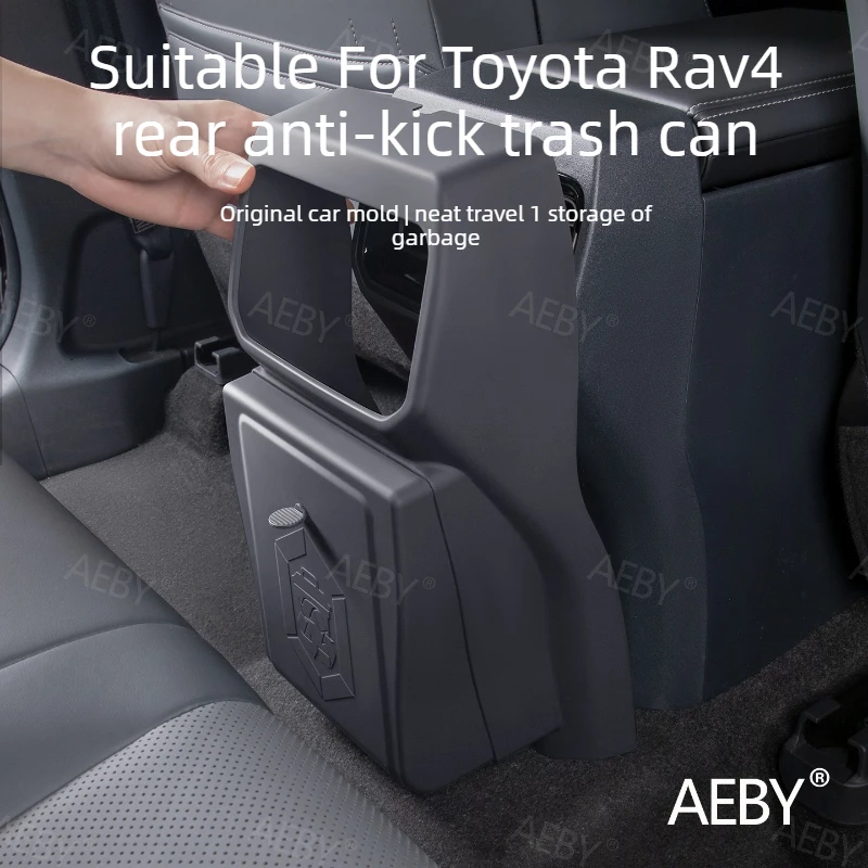 

For Toyota Rav4 2026 Rear anti-kick trash can,Foldable Trash Can,Leak proof organizer,Car storage,interior accessories,Anti-kick