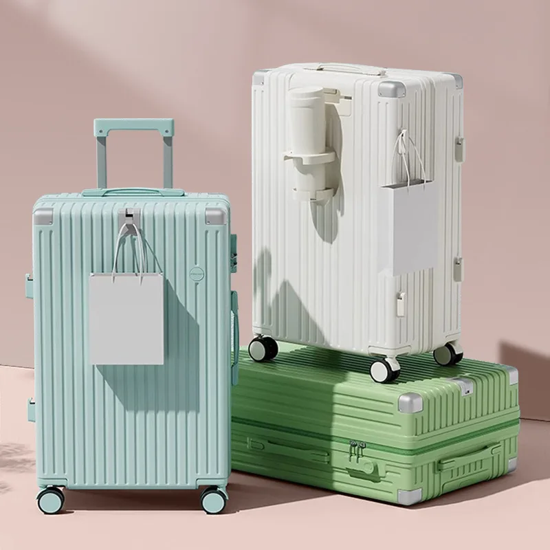 

Multi-functional Trolley Luggage, Stylish Suitcase, 20/24/26 Inch, Large Capacity, Sturdy & Durable