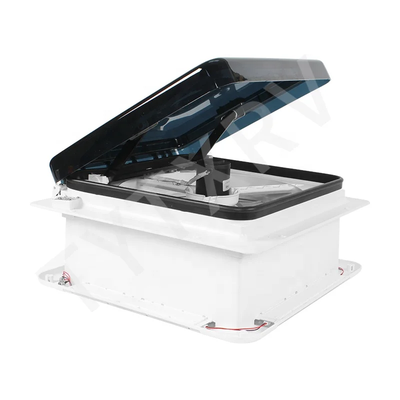 

TYTXRVOEM High Quality RV Caravan 12V 16 Inch Roof Vent Fan With LED Light & Rainy Sensor RV Roof Vent Electric Ventilation Fan