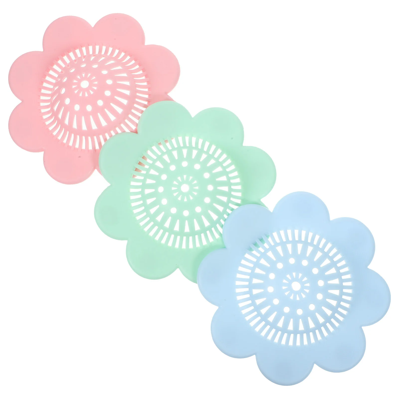 6 قطعة مصفاة حوض المطبخ تصفية واسعة حافة تصميم دائم مرنة عملية للاستخدام المنزلي مصفاة حوض