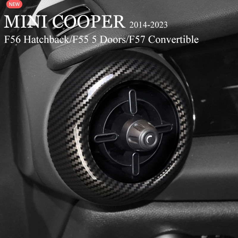 

Air Condition Vent Outlet Cover Interior Decoration Trim Compatible For Mini Cooper F56 Hatchback F55 5 Doors F57 Convertible