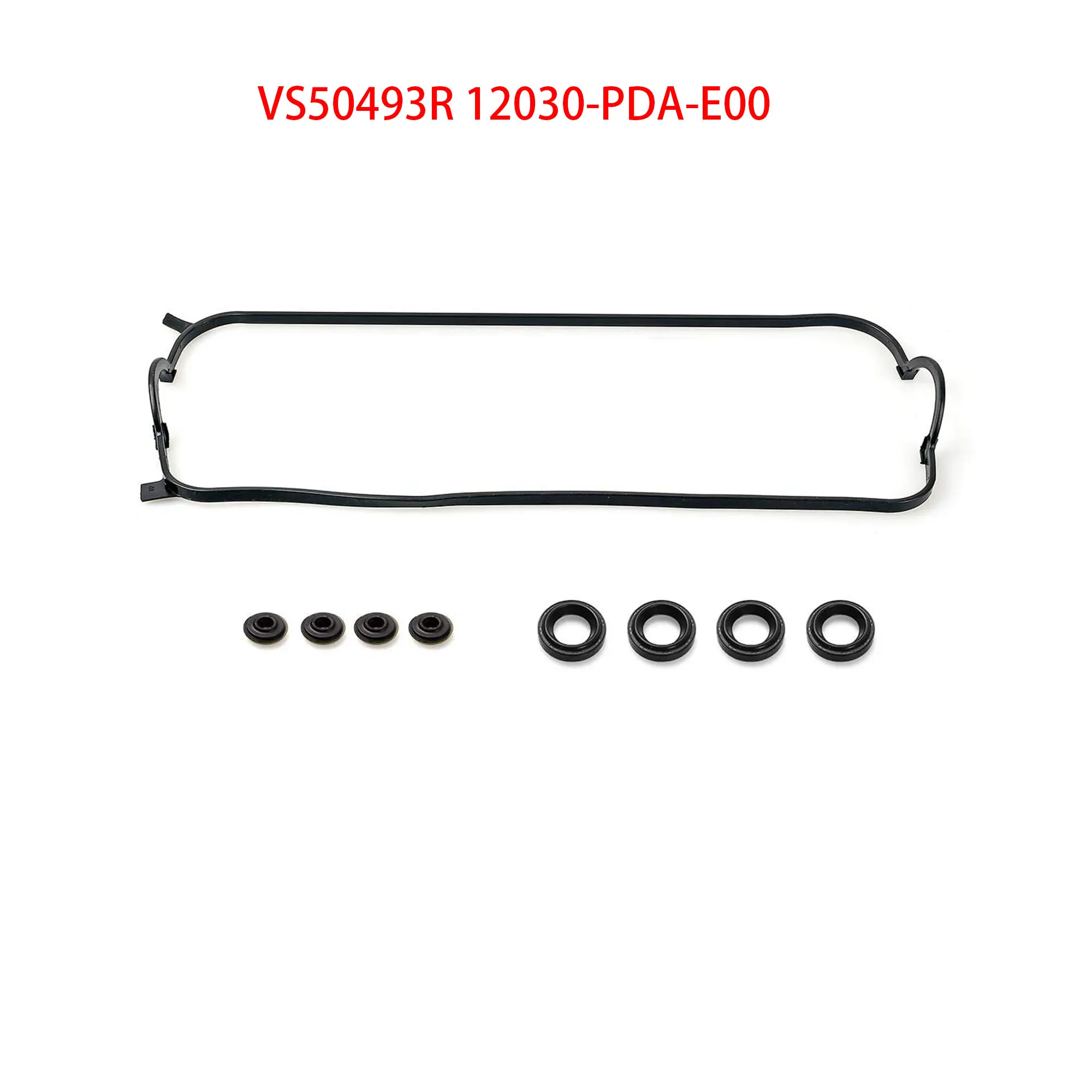 VS50493R 12030-PDA-E00 Valve Cover Gasket Set With Spark Plug Tube Seals and Grommets Replacement For Acura Honda Isuzu CL Accor