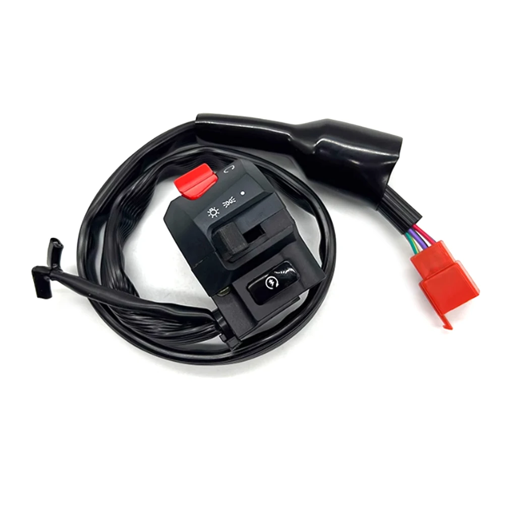 Interruptor de Manillar Izquierdo y Derecho para Motocicleta Keeway RKF125, Benelli 180S 165S 150S, Interruptor de Bocina Izquierdo, Interruptor de Arranque Derecho