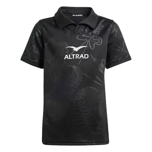 20024 New Zealand All Blacks Rugby Jersey Kids - Men\'s Size: S-5XL（Print Custom Name Number）