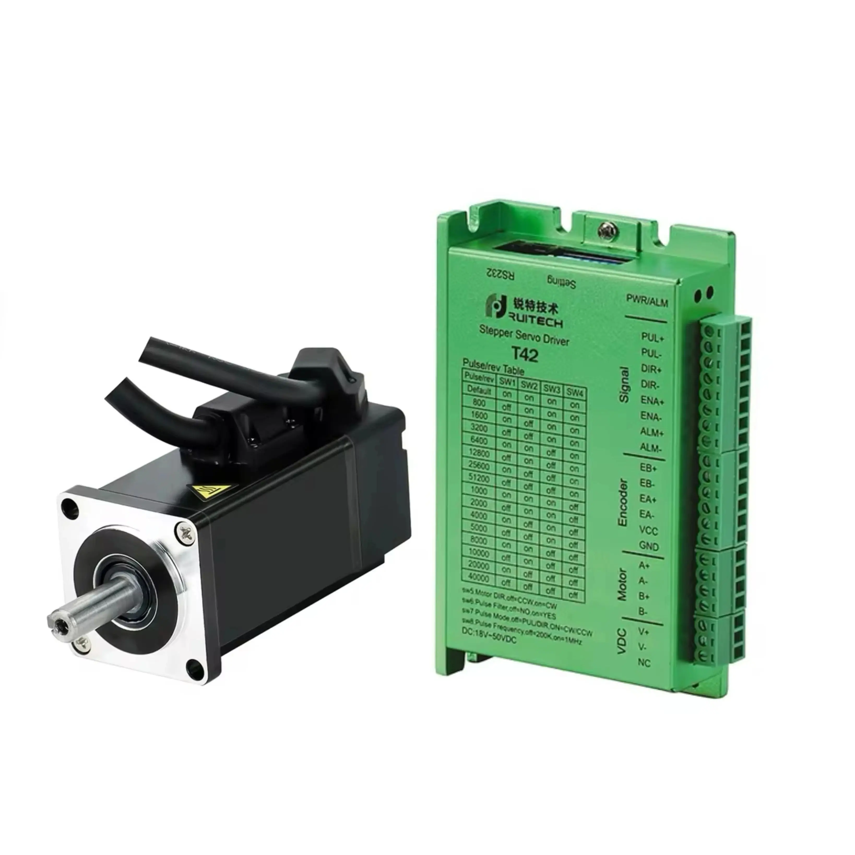 Nema 17 0.3/0.8N.m Closed Loop Stepper Motor kits 42.5Oz-in Nema17 Stepper Motor and Drivers / Servo Motor kits