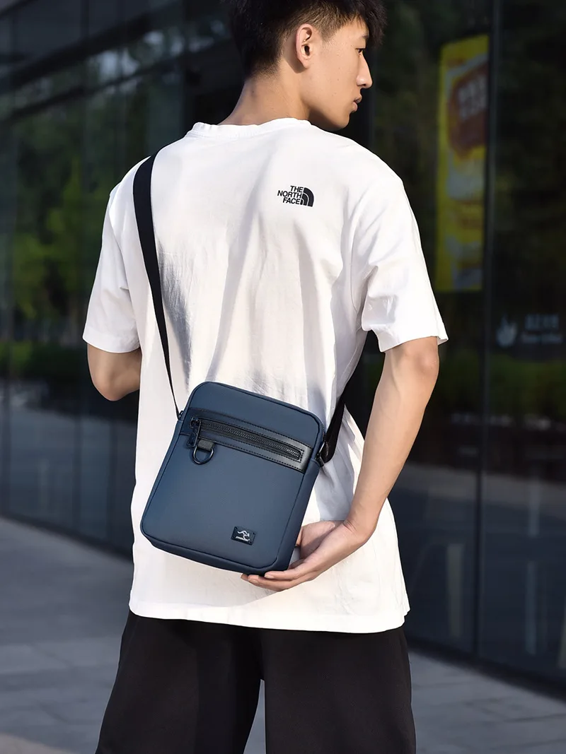 Kangaroo Luxury Brand Men Crossbody Bags Summer Oxford Vintage Messenger Bag Male Small Shoulder Bag For Men Business Handbag