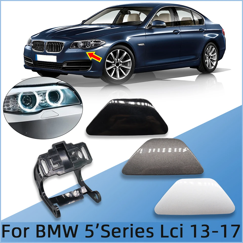 

Headlamp Washer Nozzle Sprayer Cap Cover For BMW 5 Series F10 LCI Ordinary Version 2013-2017 #51117332683 51117332684
