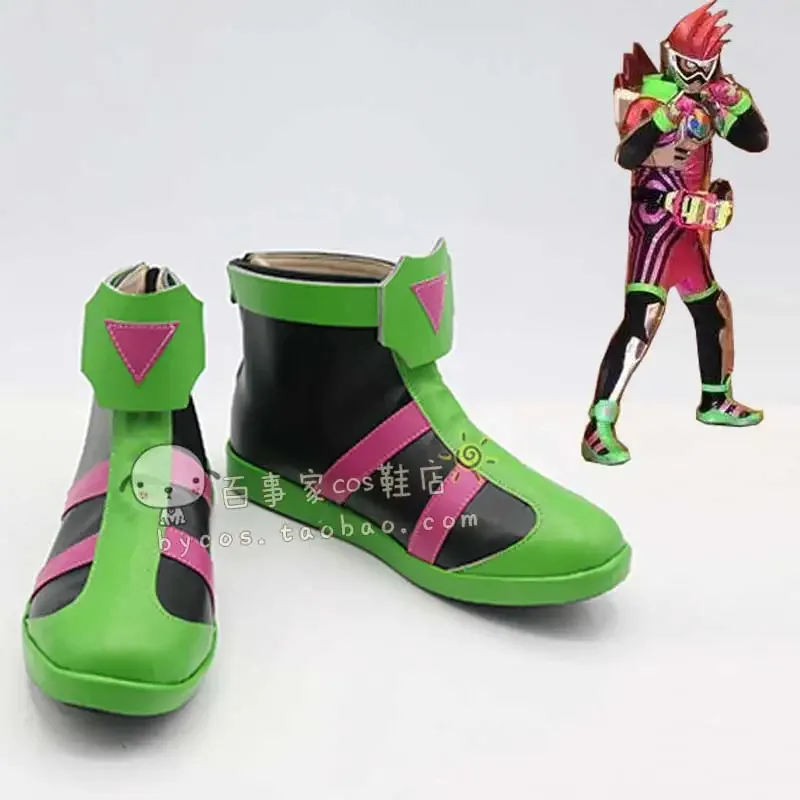 Kamen Rider Exaid Genm 코스프레 신발 할로윈 애니메이션 코스프레 부츠
