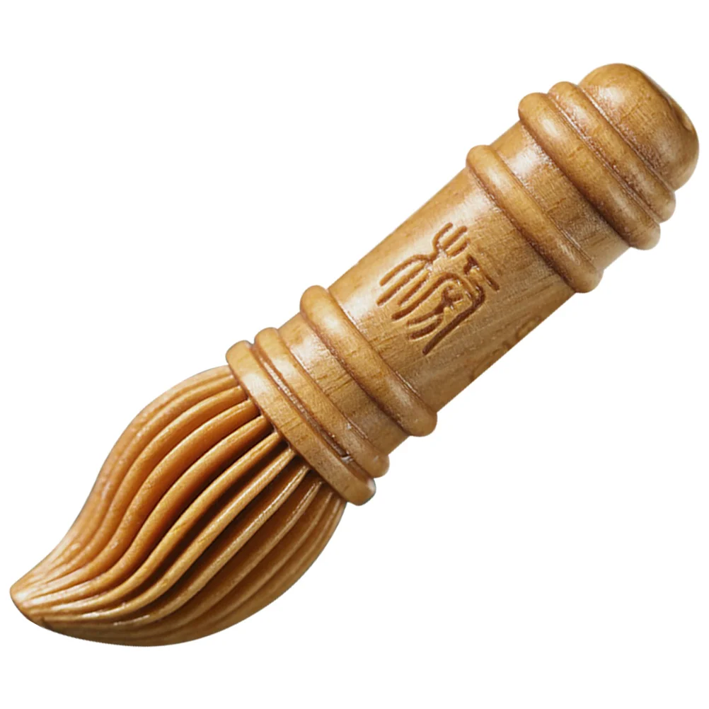 

Wooden Pendant Craft Keychain Charm Brush Pen Decor Small Charms Wood Crafts Lucky Gift Ideas