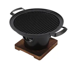 Mini BBQ Stove Barbecue Grill Japanese One Person Cooking Oven Detachable Outdoor BBQ Plate Smokeless Roasting Meat Tools