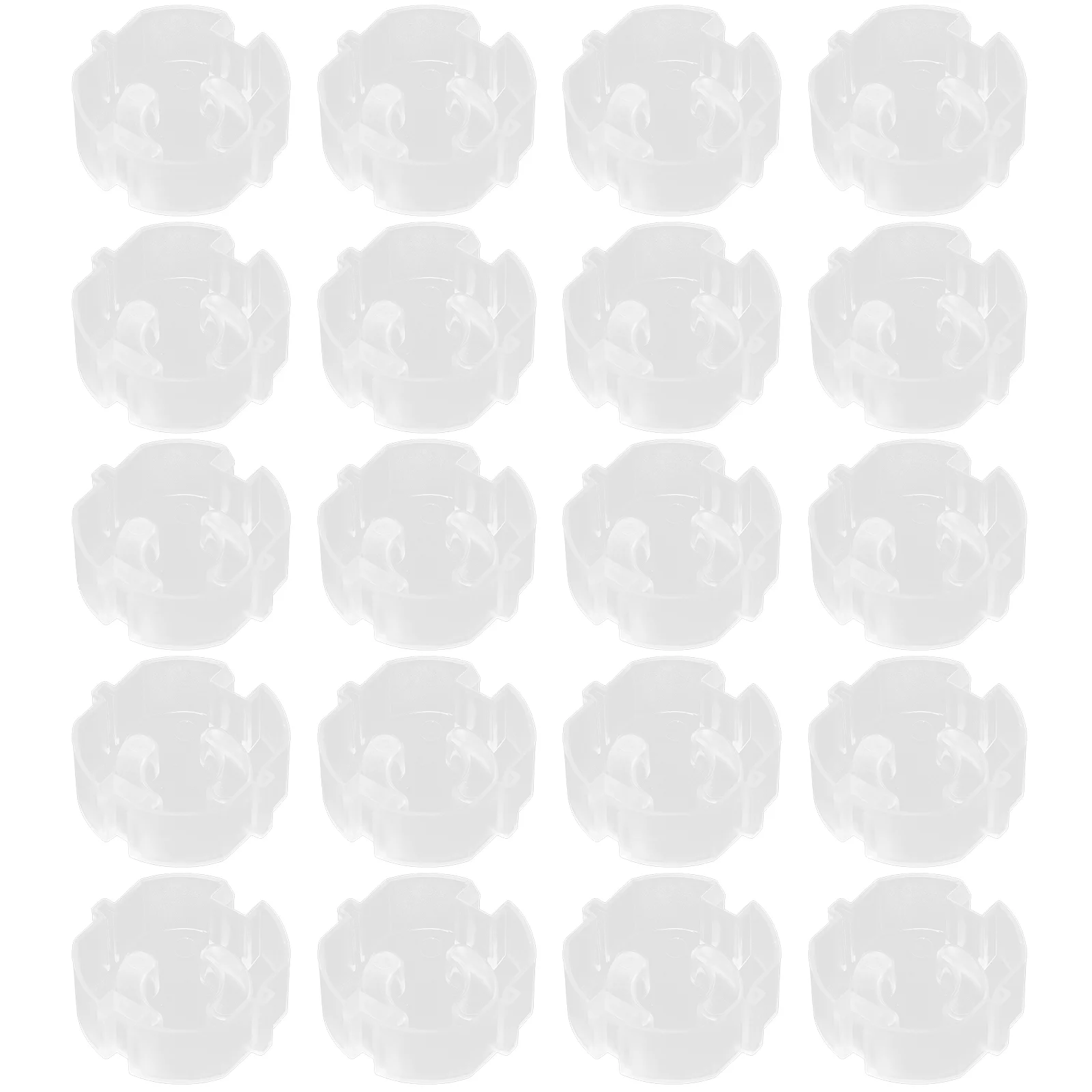 20 Pcs Child Safety Outlet Cover Clear Plug Covers Electrical Socket Baby Proofing Power Outlets