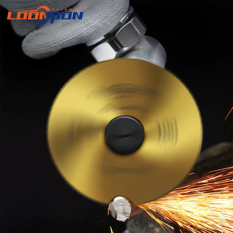 Imagem -05 - Loonpon Polegada 75 mm Titânio Revestido Hss Disco de Corte Serra Circular Lâmina Ângulo Moedor Acessórios Corte Madeira Metal Plástico