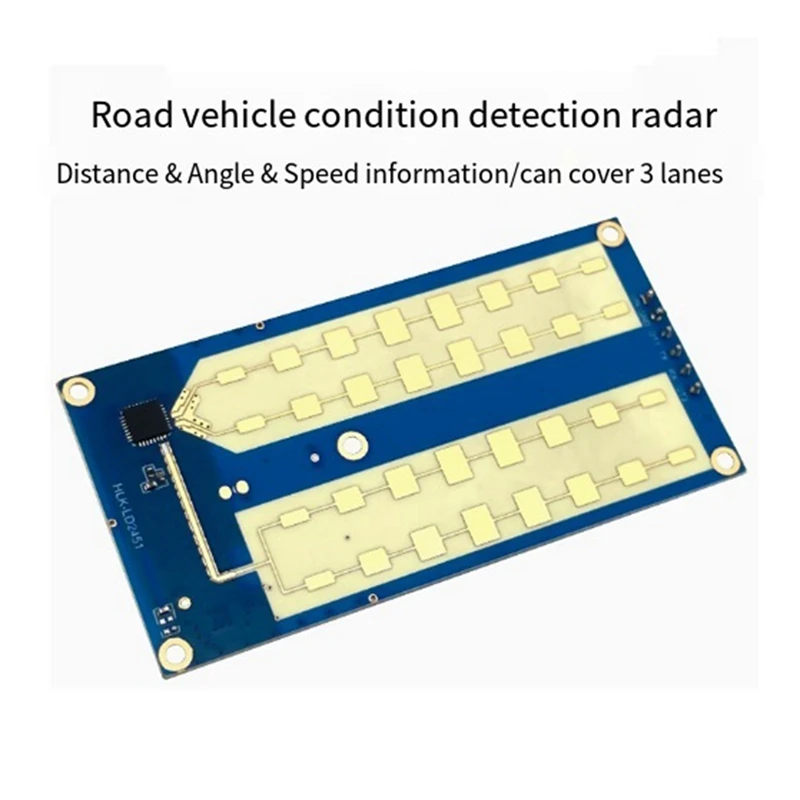 24-Hour Delivery LD2451 24G Vehicle Ranging Speed Measurement Millimeter Wave Radar Vehicle Condition Monitoring Sensor Module