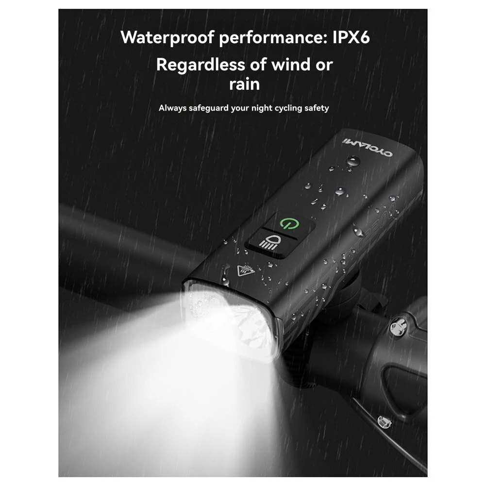 ABJV LED ضوء دراجة قابل لإعادة الشحن BR 2000 لومينز مصباح يدوي الطريق الدراجة الجبهة الخلفية العلوي مصباح الدراجات الضوء الخلفي