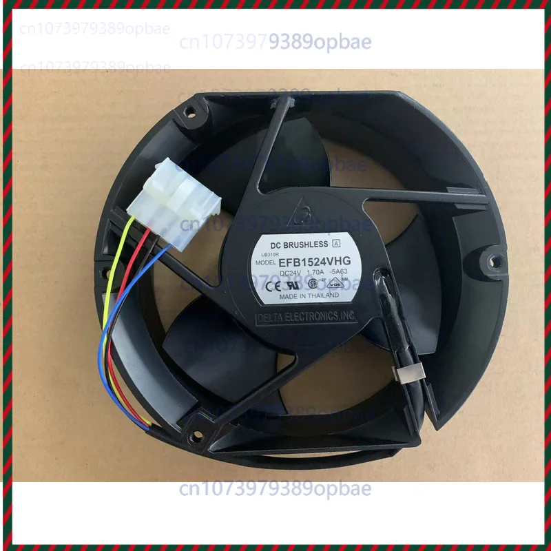 لدلتا EFB1524VHG 24 فولت 1.70A 4 سلك 15*17*5 سنتيمتر مروحة التبريد