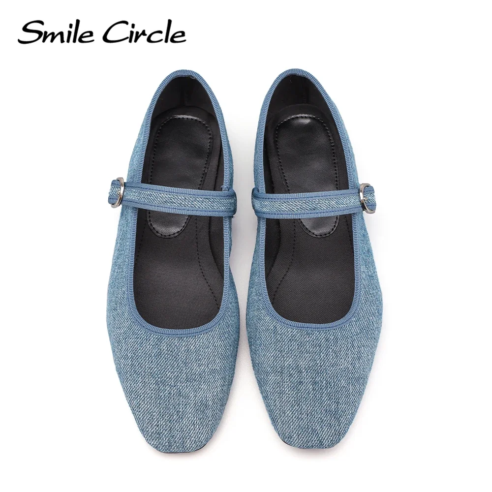 Smile Circle Velvet Mary Jane Ballerinas Damenschuhe Leopardenmuster Bequeme weiche flache Schuhe mit runder Zehenpartie für Damen