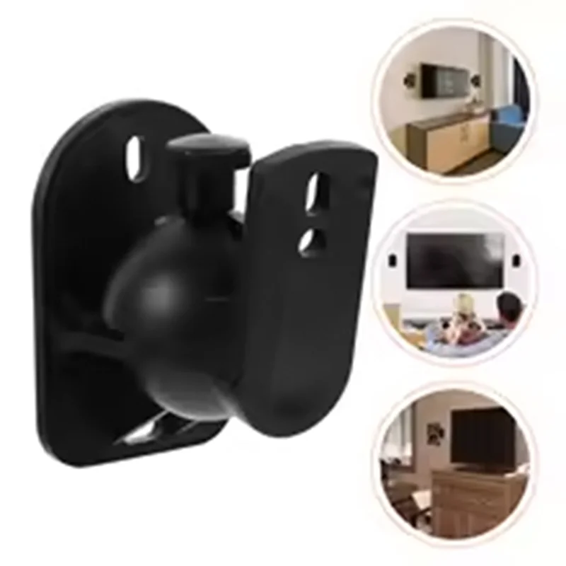6 Sets Soundbar Speaker Mount Brackets, Wall Rack Audio Stand For Surround Sound