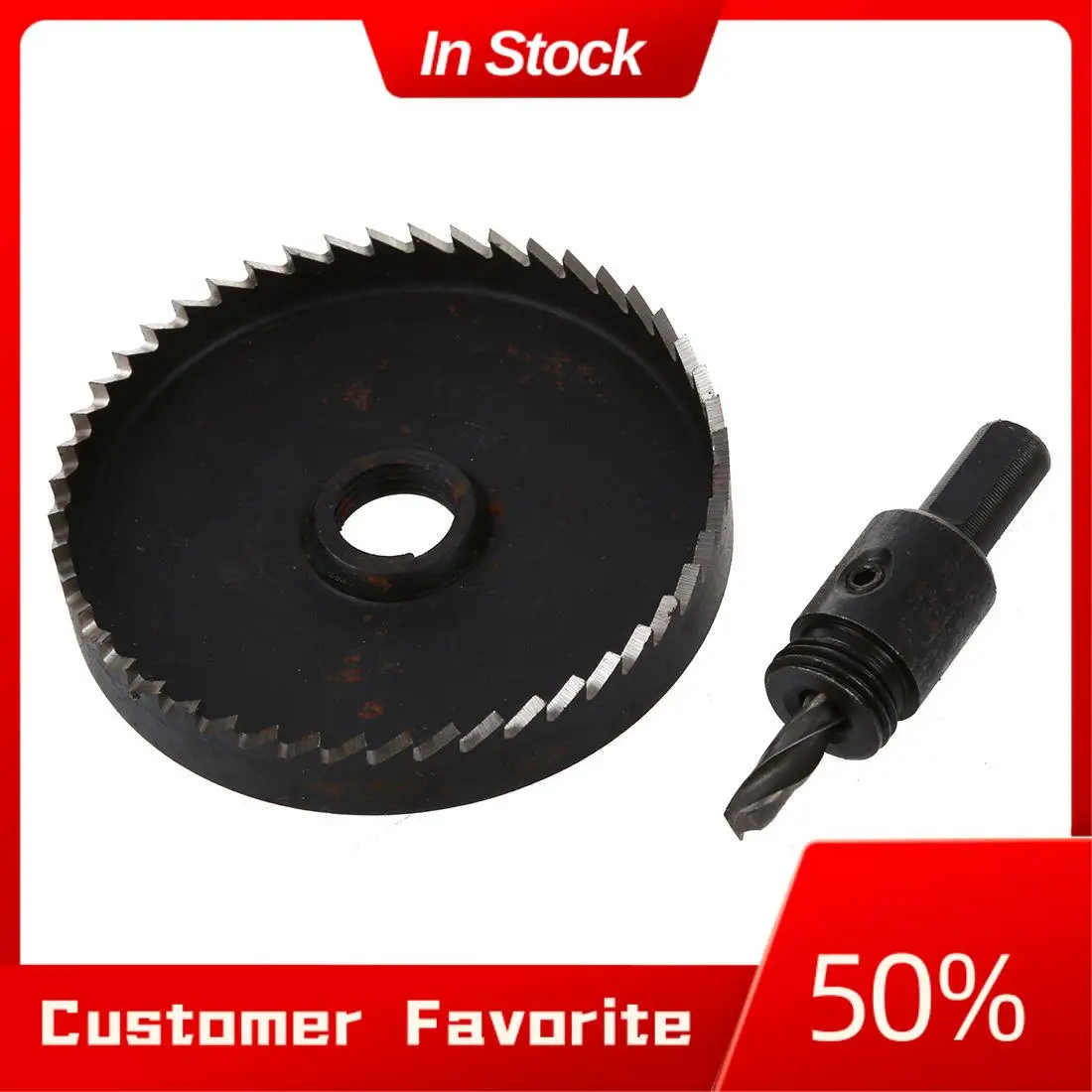 AT03 상단 2Pcs 구멍 톱 치아 HSS 강철 구멍 톱 드릴 비트 커터 도구 금속 목재 합금-40Mm & 80Mm