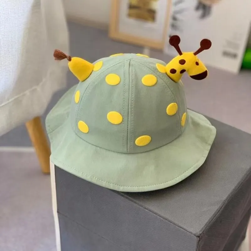 Cappello da pescatore di cervo per bambini cappello da bambino con parasole carino per ragazzi e ragazze