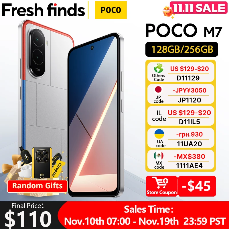 yZ[zNEW POCO M7 O[o X}[gtH 128GB/256GB Snapdragon 685 7000mAh 50MPJ v^6.9C`FHD+fBXvC 33W}[d