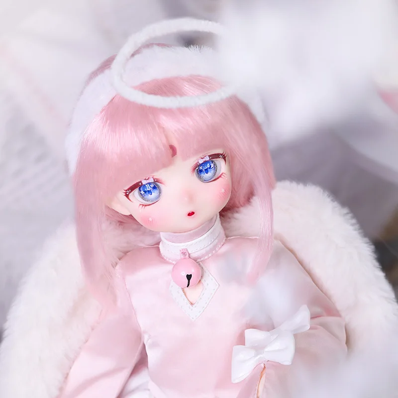 Shuga Fairy Yurina 1/4 BJD Doll Anime Pink Resin Toys for Kids Angel Girls New Full Set Gift Dolls