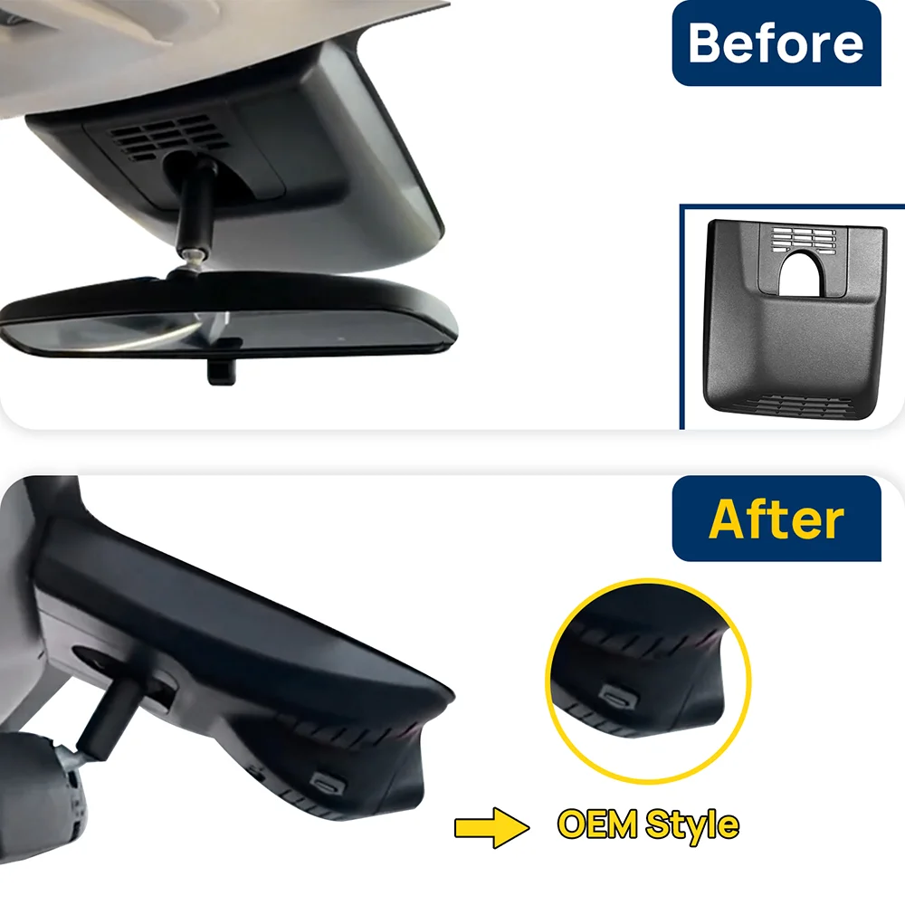 Aangepaste OEM plug en play voor Toyota Corolla Hybrid Sedan Indoor achteruitkijkspiegel regensensor cover Model Jaar 2025