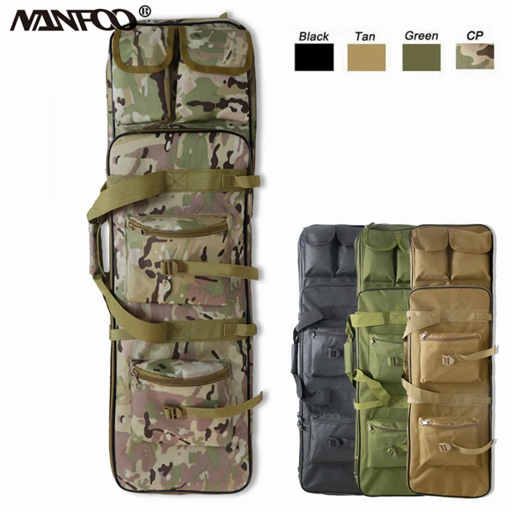 

Hotselling Portable Gun Rifle Case Double Shoulder CS Field Operation Tactical Fishing Bag Sizes 85CM 100CM 120CM Long Available