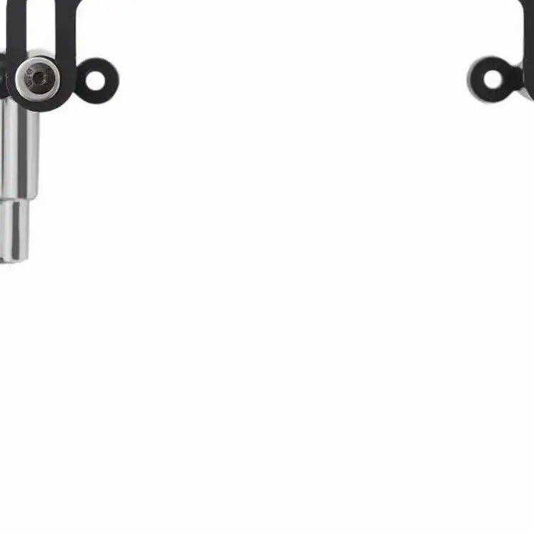 Plastic Simulation Double Output Exhaust Pipe & License Bracket for 1/10 SCX10 RC Racing Drift Car Toy Accessories Silver