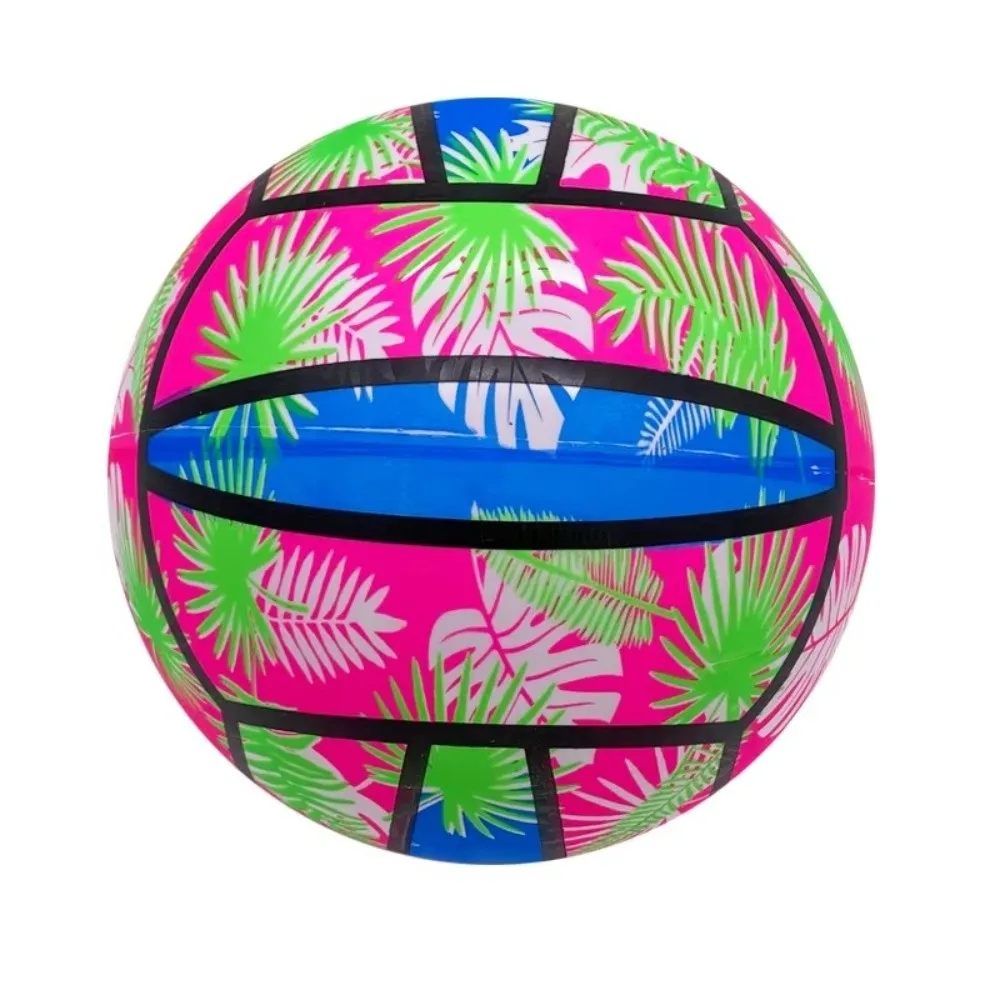 Nueva bola de inflado colorida, pelota de juguete portátil de PVC para piscina, pelota de juguete duradera para niños de 22cm, regalo