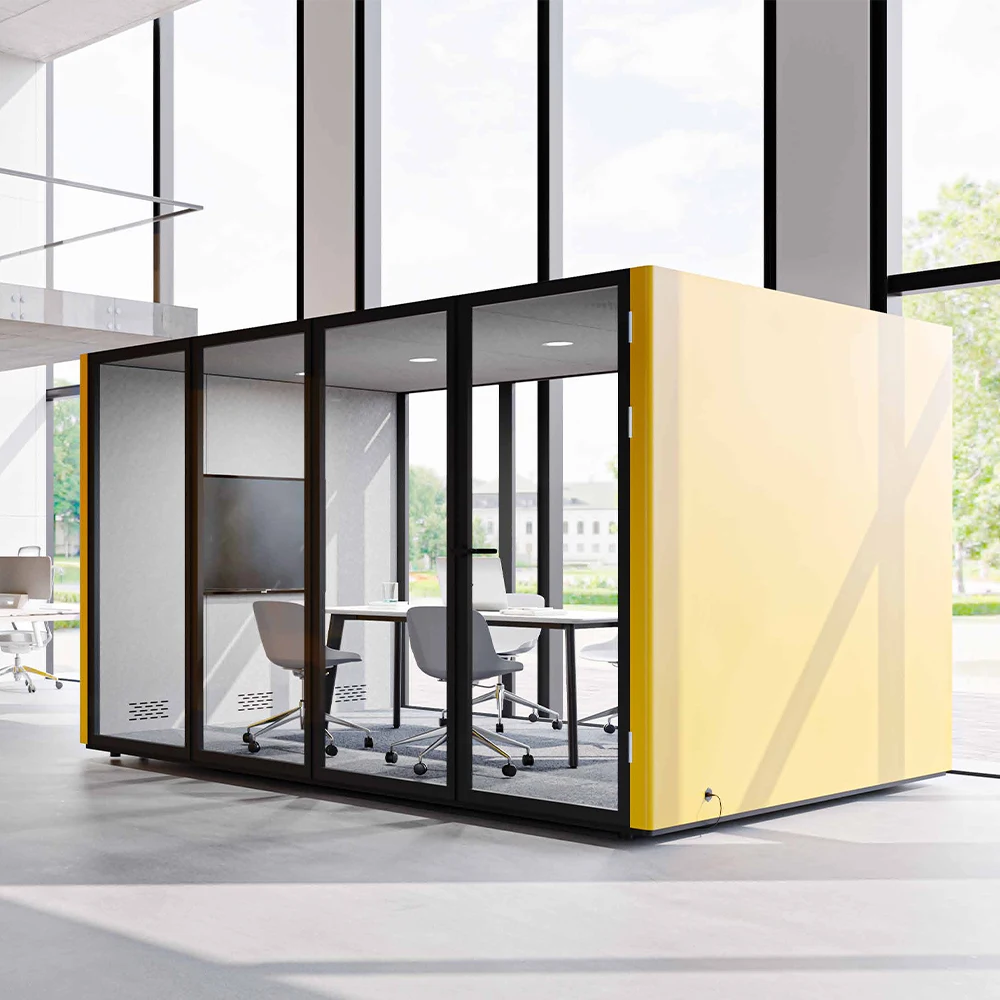 Schalldichte BoothFlexspace Neue multifunktionale schalldichte Büro-Telefonzelle, beweglicher Pod, akustischer Konferenz-Pod, Treffen, Silent O