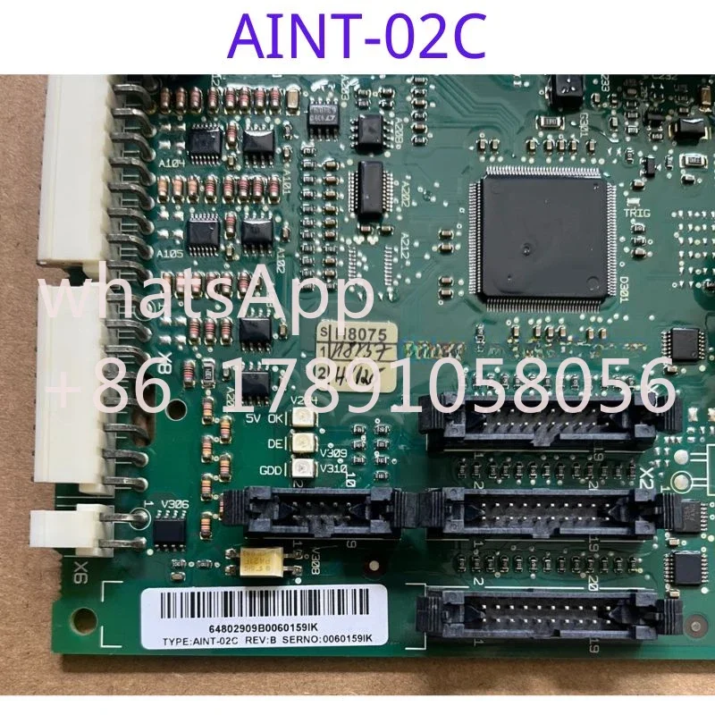 Second hand frequency converter optical soldering board AINT-02C functional test OK, fast delivery