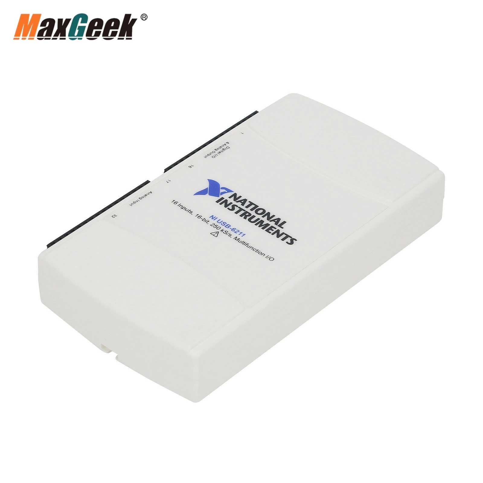 Imagem -05 - Maxgeek Usb6211 Oem Cartão de Aquisição de Dados Daq Usb 77967601 Multifunction i o 16 Entrada 16bit 250ks s para ni