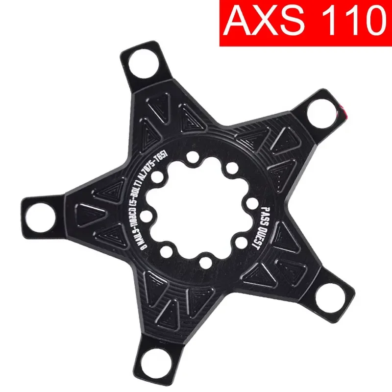 PASS QUEST AXS Chainring Adapter Spider 110 BCD 4 bolt 5 holes Converter chainring for Sram Force Road Bike 12 Speed Crank