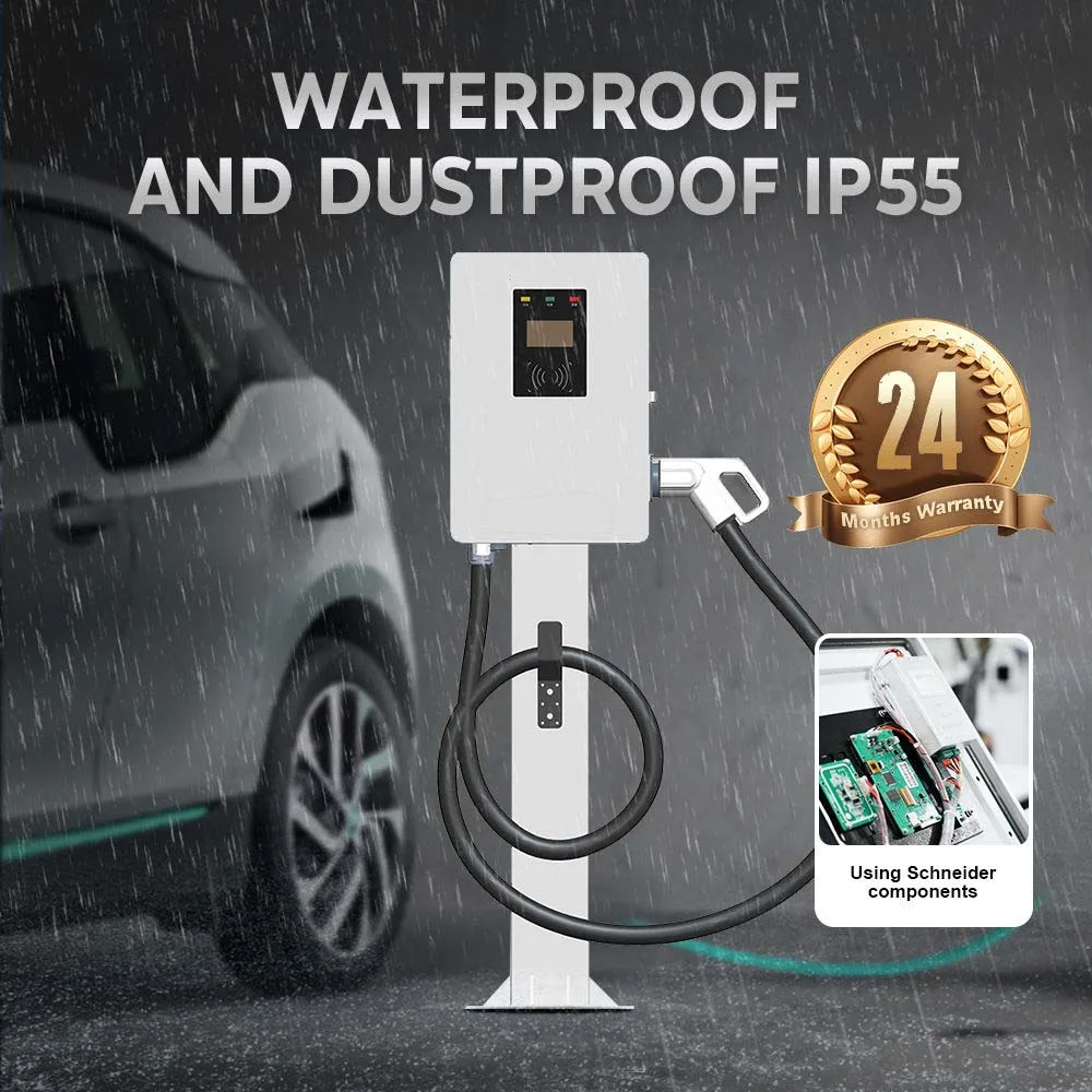 Caricabatterie DCDC EV domestici ad alta velocità Nuova stazione di ricarica rapida efficiente per montaggio a parete 40A per Tesla