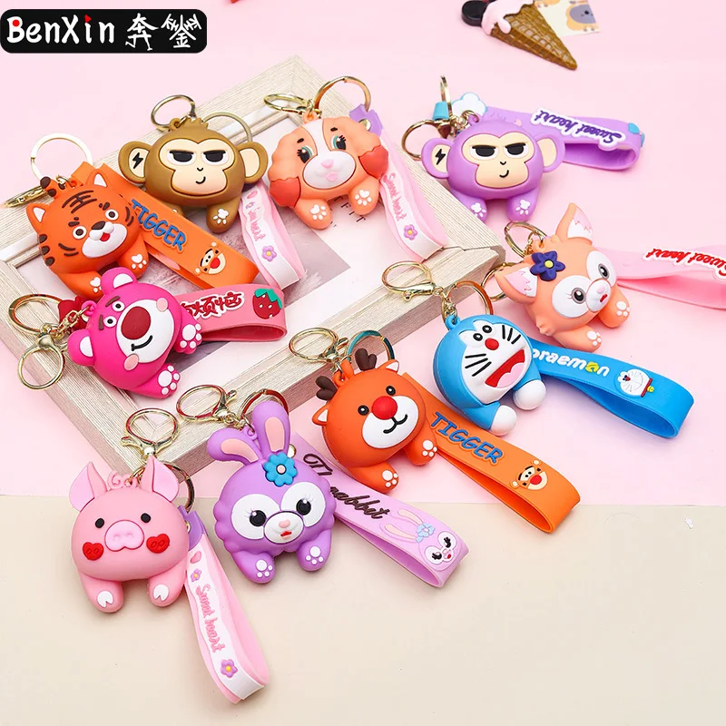 

Miniso Высококачественные автомобильные подвески-брелки, мультяшные и милые акриловые изысканные маленькие подарки