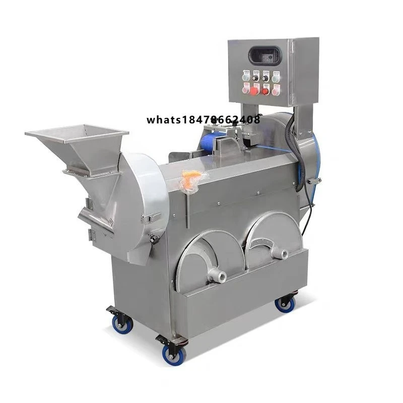 

Fully Automatic Commercial Canteen Fruit Slicer Vegetable Strip Cutter Electric Multi-functional Pumpkin Vegetable Motor
