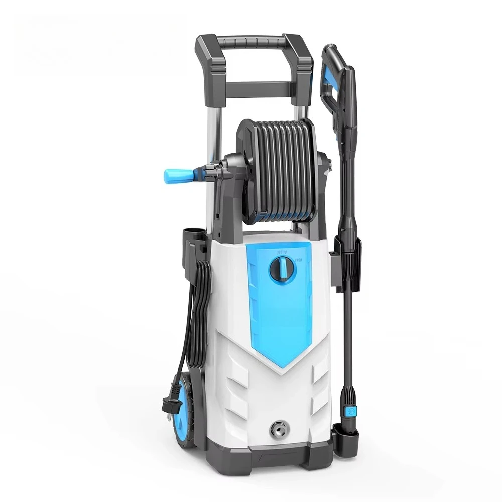 2000W Electric Industrial Hose Reel High Pressure Power Washer Automatic Wash Car Cleaner Machine