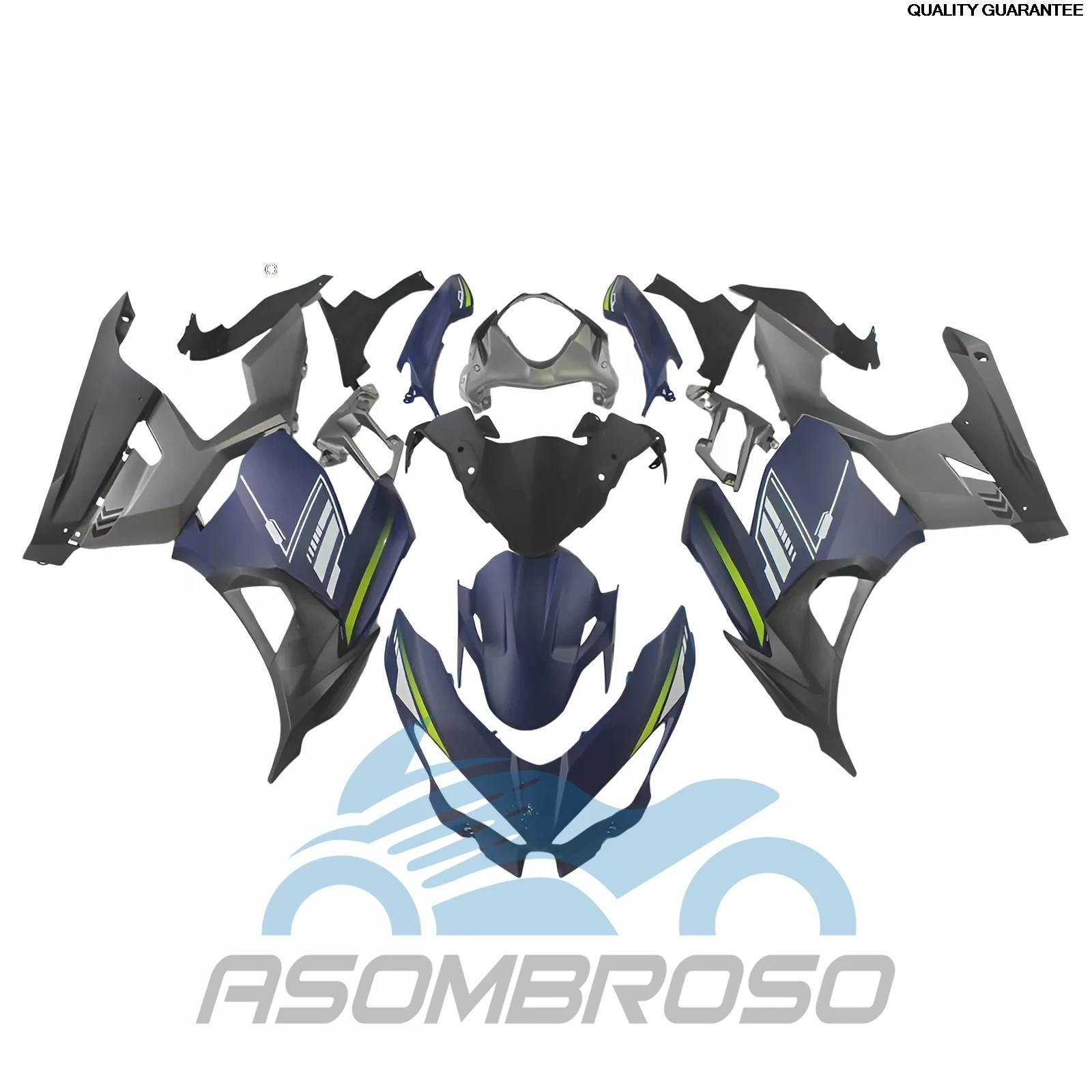 

Новый комплект обтекателей NINJA 400 2018-2024, сменные обтекатели для мотоцикла Kawasaki EX400R 18-24