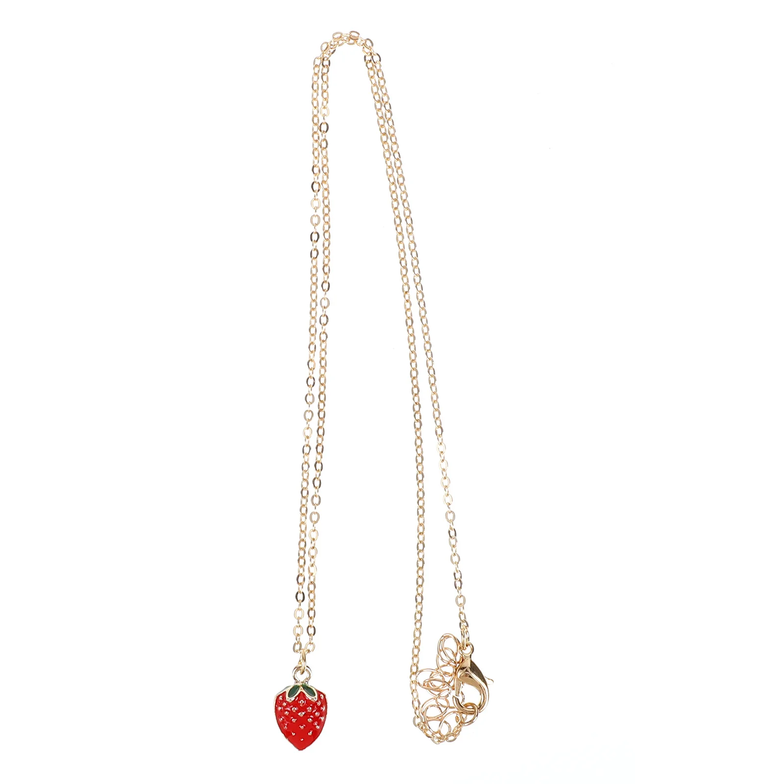 

Strawberry Pendant Necklace Dainty Choker Girl Necklaces Jewelry Women Accessories Party Gifts Trendy Necklace