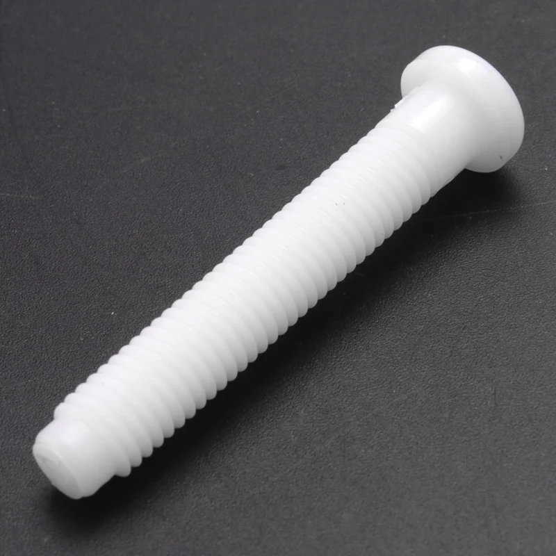 4PCS Toilet Seat Hinge Bolt Screws With Plastic Nuts And Washers Toilet Seat Replacement Parts Kit