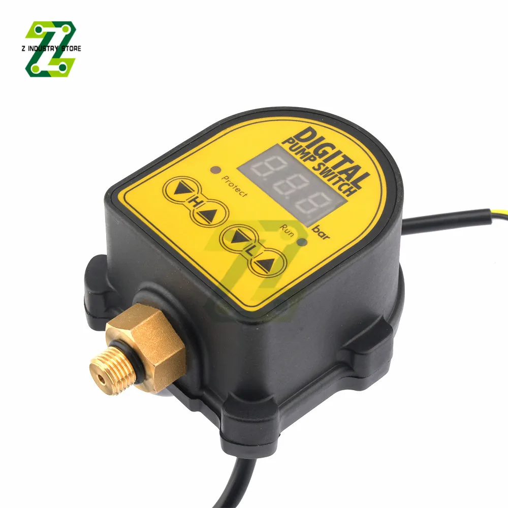 12/15.5/20MM 220V Digital Automatic Air Pump Water Oil Compressor Pressure Controller Switch For Water Pump On/OFF