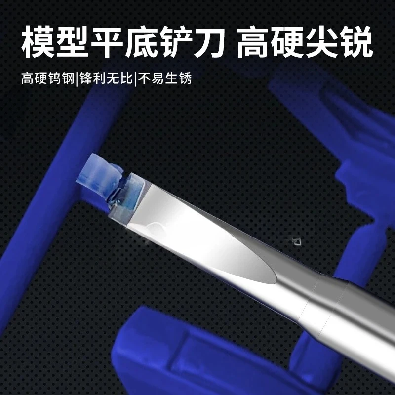 التنغستن الصلب شفرة مسطحة دفع شفرة البلاستيك نموذج أداة الحفر MS-150 ~ 154 1.0 مللي متر-3.0 مللي متر ، لهواية النموذج العسكري لتقوم بها بنفسك Stedi