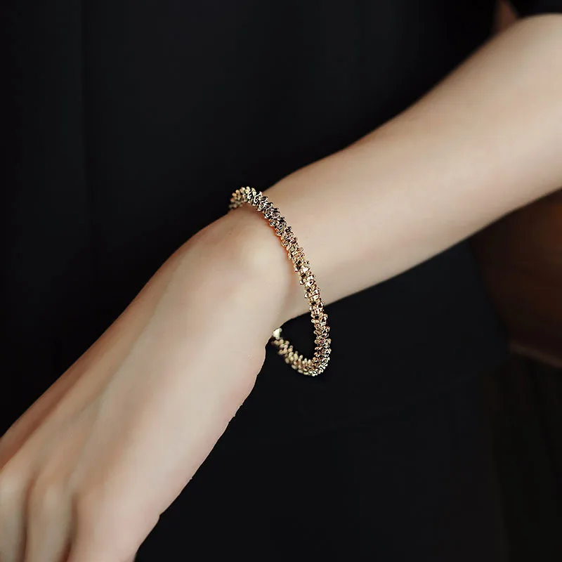 

bracelet korean Opening Wide Cuff Bracelet For Women Punk Metal Adjustable Personality Bracelet Jewelry Gifts