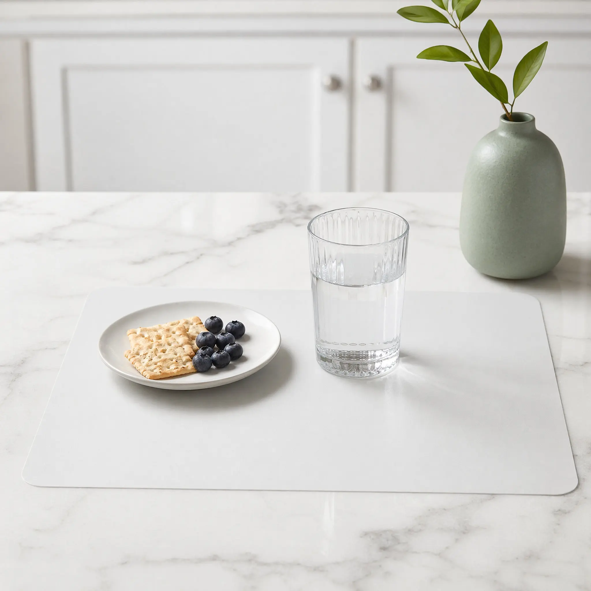2Pcs Silicone Table Covers Non Slip Heat Resistant Oversized Waterproof Kitchen Counter Protector Baby Kids Dining Table Pads