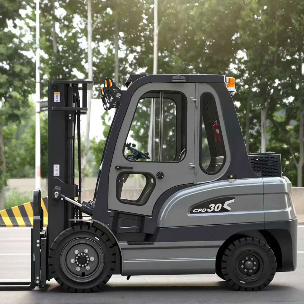 China Supplier 4 Ton Off Road Forklift Portable Electric Forklift Mini Forklift Truck for Warehouse/Dock