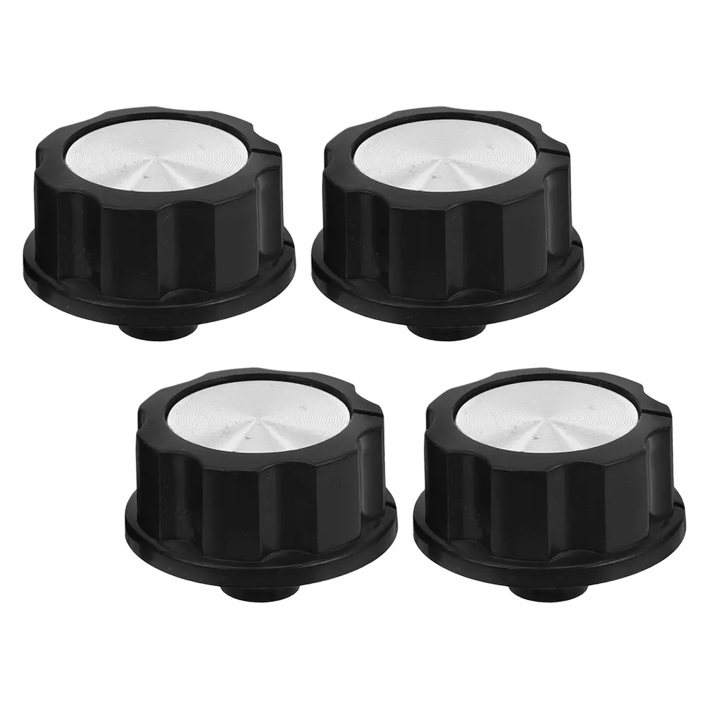 

4pcs Kitchen Electrical Knobs Black High Temperature Resistance Secure Fit Microwave Oven Air Fryer Replacement Parts