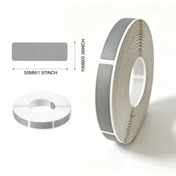 1000PCS 10mm*50mm Gray adhesive Scratch off sticker DIY manual hand made scratch card