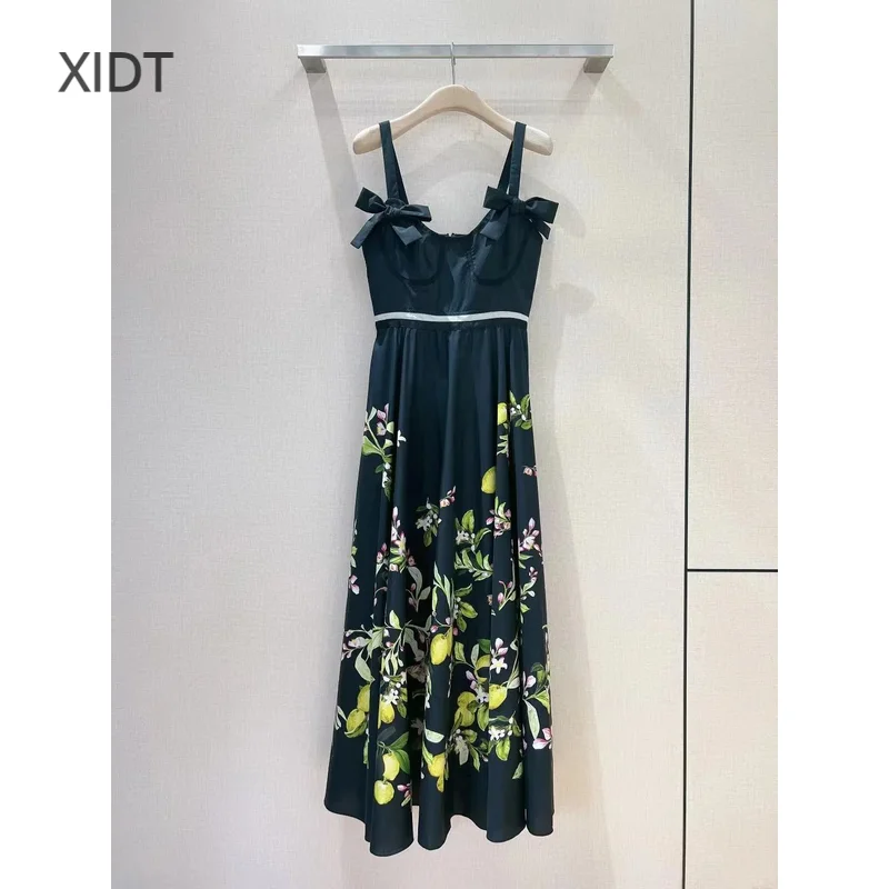 Oferta especial para mujeres de cintura media de poliéster xidt dress 2024