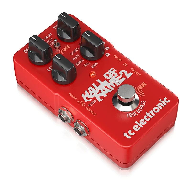 TC ELECTRONICS HALL OF FAME 2 REVERB Electric Guitar Bass Distortion Single Block Effect Offers  Guitar Effect